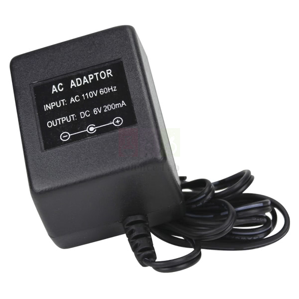 Power Adapter, 6V DC